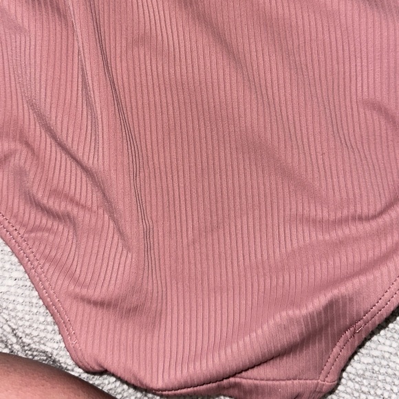 Kortni Jeane Ribbed Rose Bottoms - Picture 2 of 3